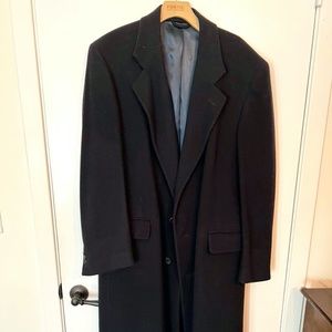 Barrister for Hartmarx full length Men's Wool Overcoat - 46L